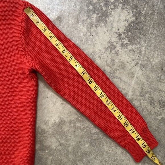 J. Crew Sweater Womens Size Small Red Classic Crewneck Knit Holiday - Picture 6 of 12